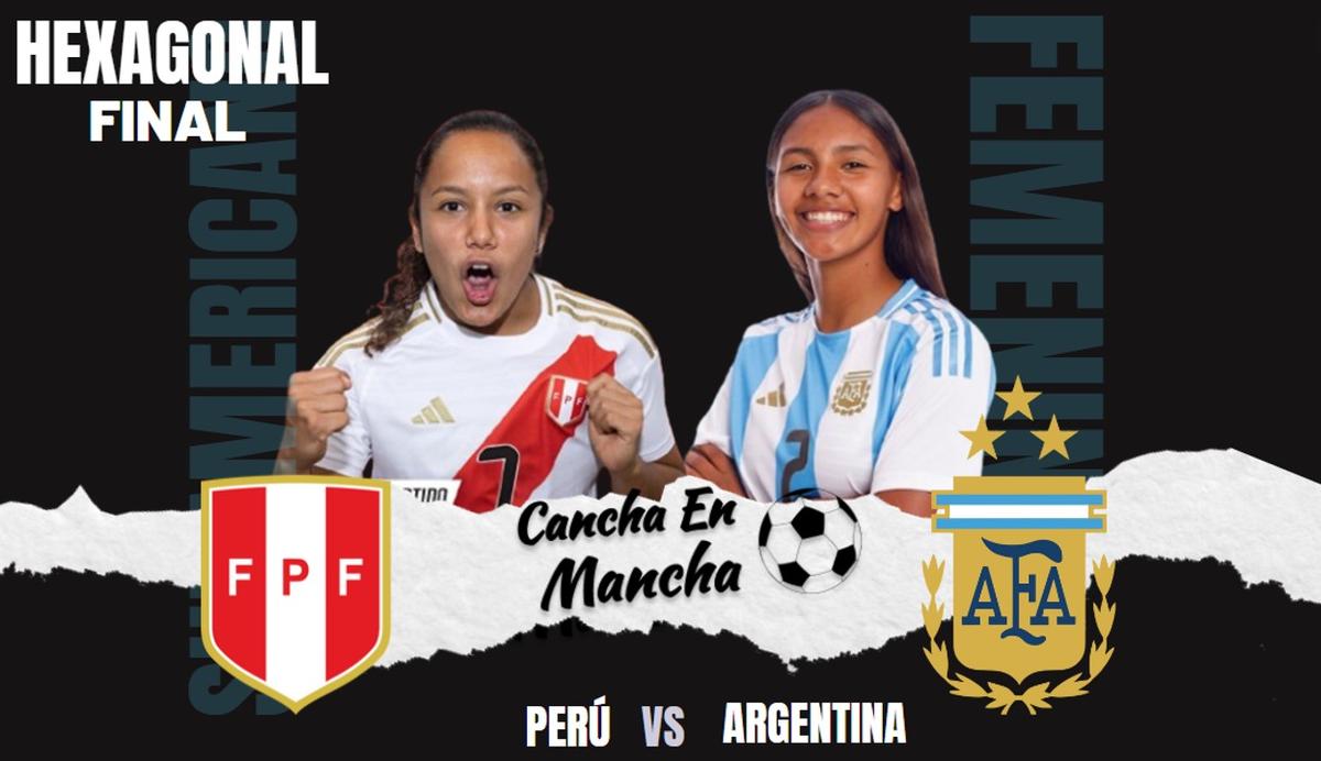 Perú vs. Argentina EN VIVO: Dónde ver el encuentro por el sudamericano femenino sub20